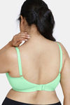 Zivame True Curv Single Layered Non Wired 3/4th Coverage Minimiser Bra - Green Ash — thumbnail 2